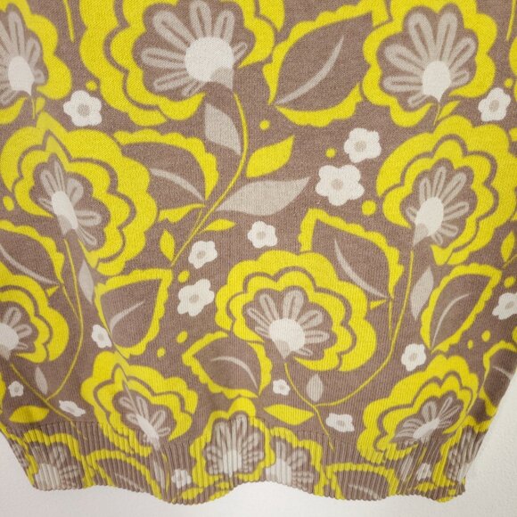 Vintage Fossil Flower Knit Top - Picture 2 of 8